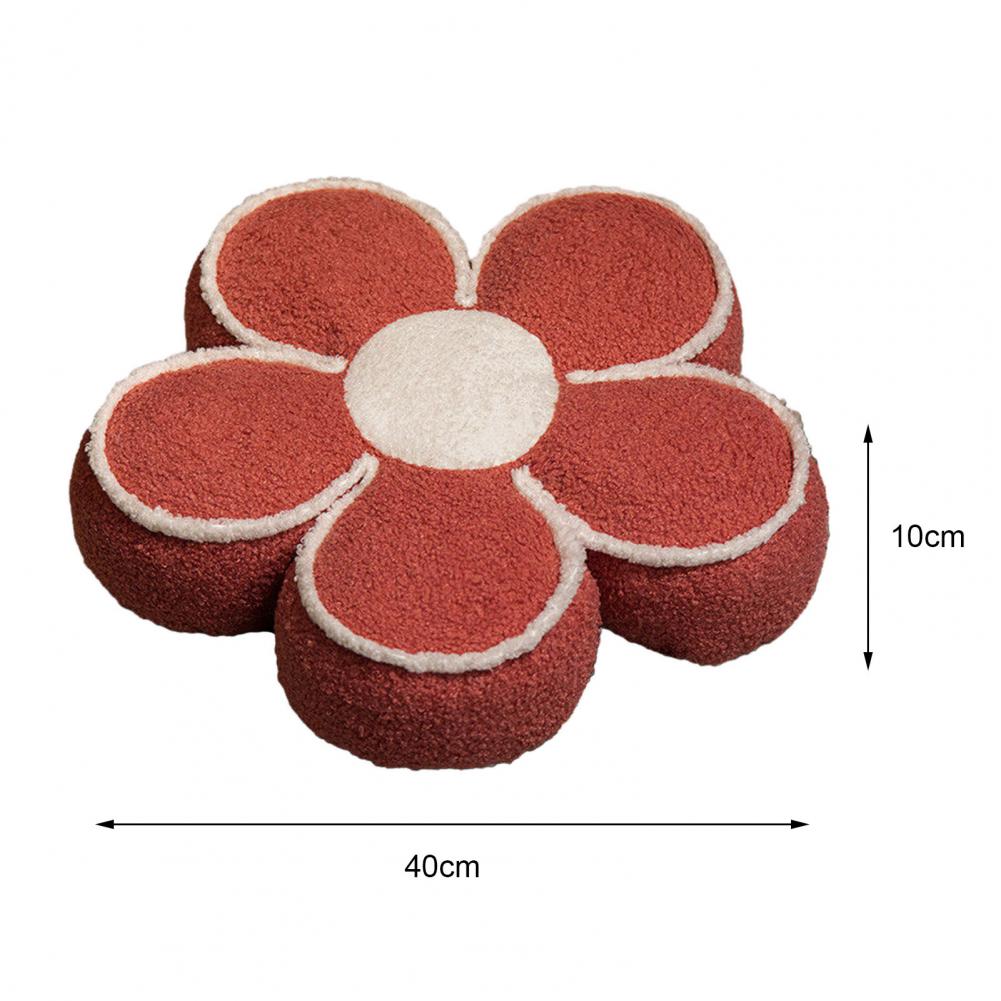 40 cm Blumen-Plüschkissen, Sofa-Rückenkissen, Bodenkissen, Hüft- und Taillenschutz, ausgestopftes Stuhlsitzkissen, Dekokissen für das Wohnzimmer