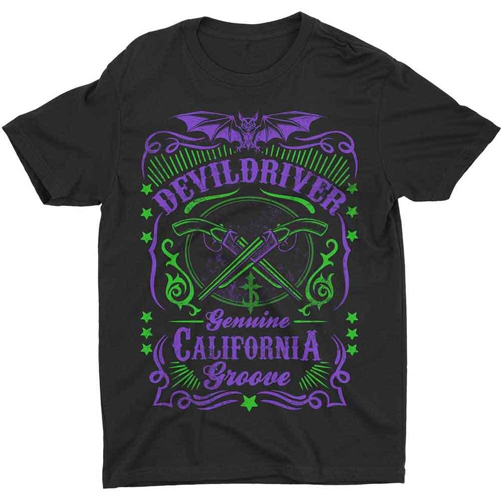 Devildriver Cross Guns T-Shirt Black New S