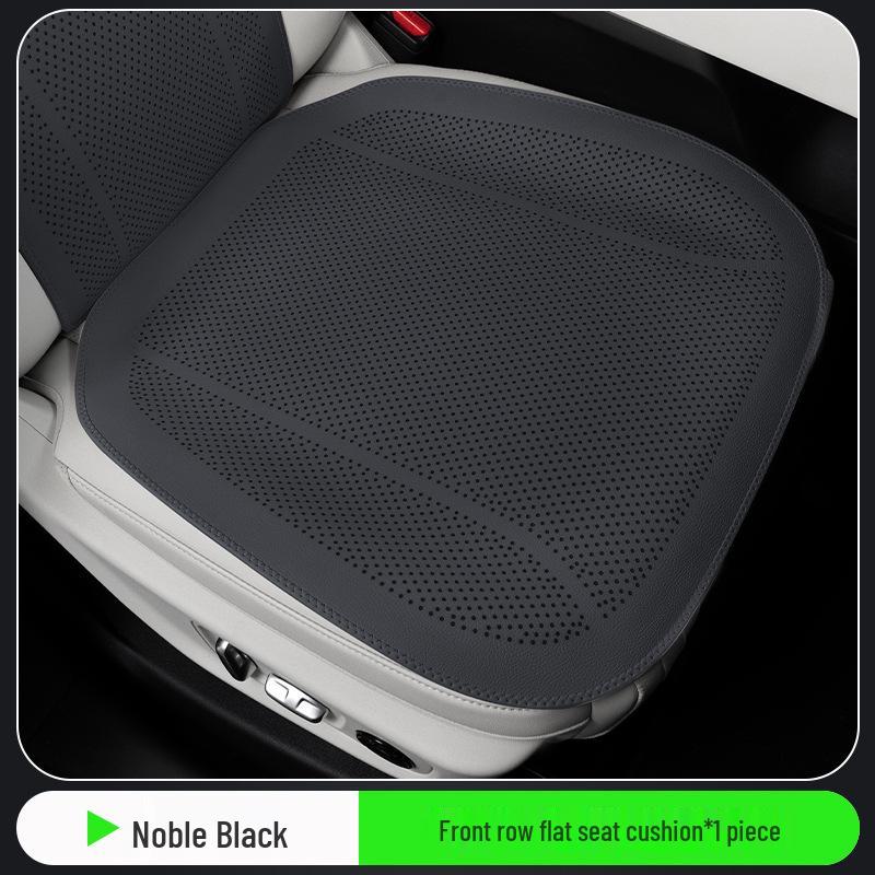 Universal Perforated Breathable Car Seat Cushion for Five-Seat Vehicles - Year-Round Ventilation