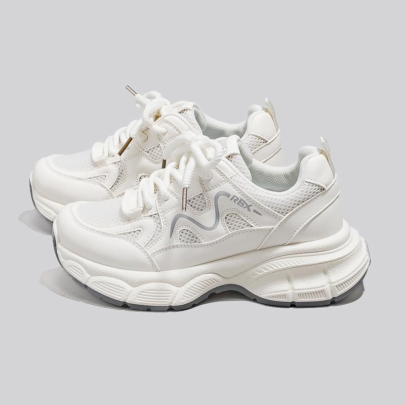 

Thick-soled heightening dad shoes women s little white shoes autumn new single shoes versatile casual sports running shoes 3 40