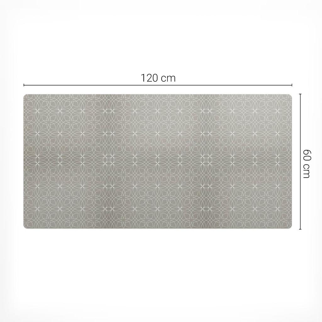 Designer Protective Mat for Laptop Geometric Ornament 120X60 Cm
