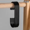 5Pcs C Shape Hooks For Closet,Gold/Silver Multi-Functional Hanging Metal Hook For Clothes Bags Hats,Closet Organizer System
