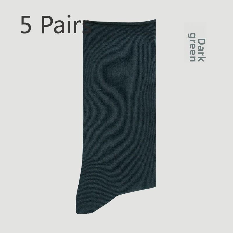 5 Pairs Pile Socks Women's Boneless Mid-tube Loose Month Socks Summer Women's Socks Breathable Stockings