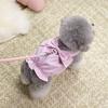 Pet Striped Dress Spring Summer Sleeveless Large Bow Small Dogs Cats Dress Breathable Pet Costume Outfit Apparel