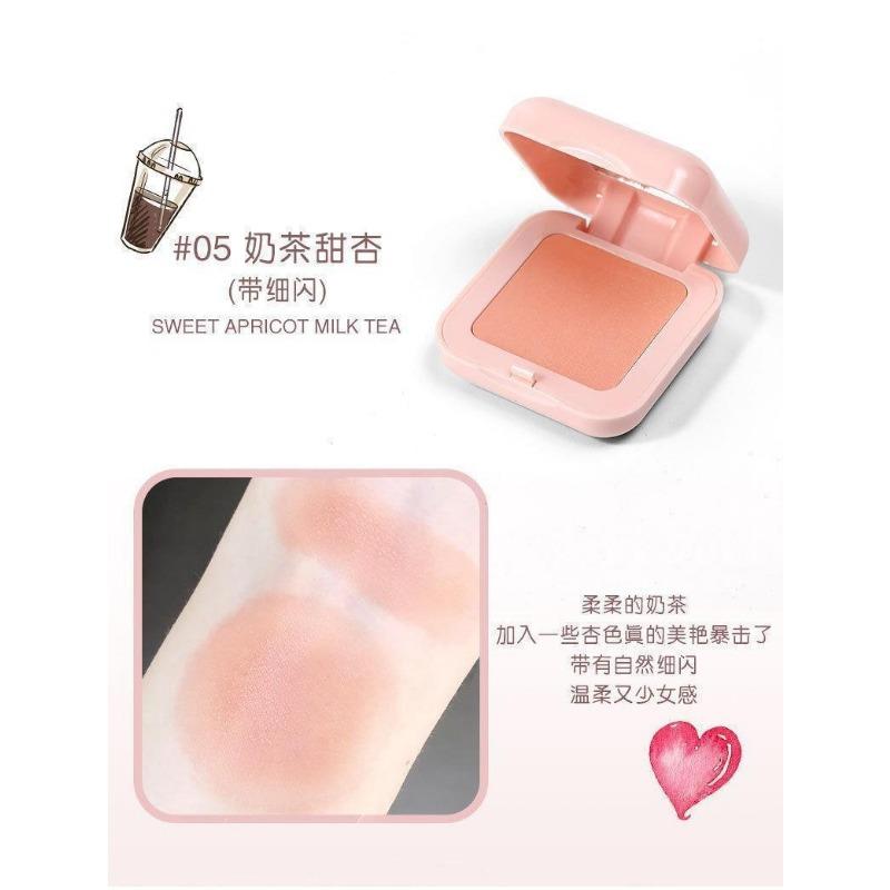 Lameila Blush Cream Dating Atmosphere Autumn Winter Milk Orange Shimmer Blush