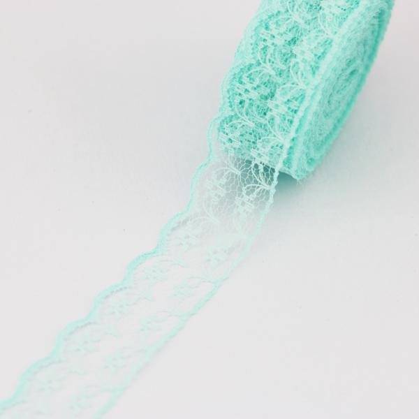 (10 Yards/roll) 2.25cm White Lace Fabric Webbing Decoration Lovely Gift Packing Cotton Material