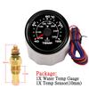 Customized10mm 14mm 17mm 21mm Temperature Sensor+52mm Water Temperature Gauge Universal for Boat Car Auto Motorcycle Thermometer