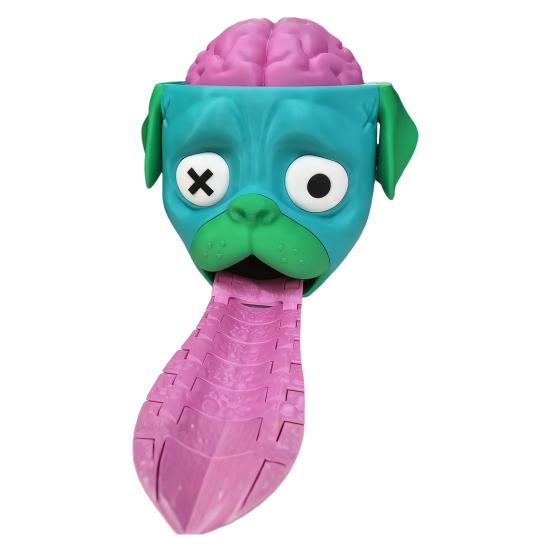 

Конфетомат Зомби Мопс Забавная Интерактивная Игрушка с Пружинным Механизмом Новинка Конфетный Гаджет для Вечеринок на Хэллоуин и Любителей Собак Small