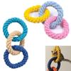 2Pcs Parrot Rope Swings Climbing Toy Chewing Toy Boredom Breaker Bird Toy Round
