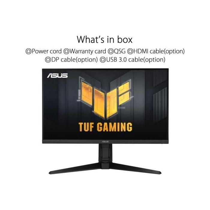 ASUS 27' LED - TUF VG27AQML1A - 2560 x 1440 pixels - 1 ms (gris à gris) - Format 16/9 - Dalle Fast IPS - 260 Hz - DisplayHDR 400 - F