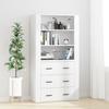VidaXL Highboard White Engineered Wood 3185391