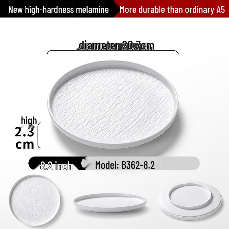 Japanese Style Melamine Round Dinner Plate