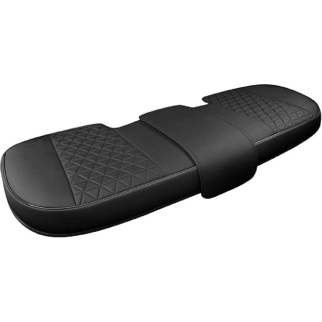 Black Panther Luxury Faux Leather Car Seat Cover Front Bottom Seat Cushion Cover, Anti-Slip And Wrap Around The Bottom, Fits 95% Of Vehicles - 1