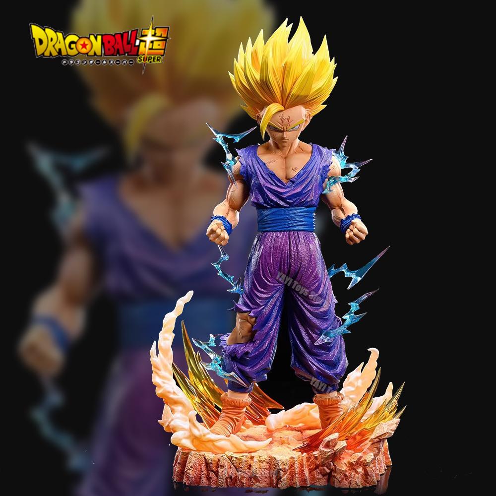 25cm Dragon Ball Z Anime Figure Son Gohan Action Figurine Super Saiyan 2 Cell Game Children Toys Son Goku  Gift