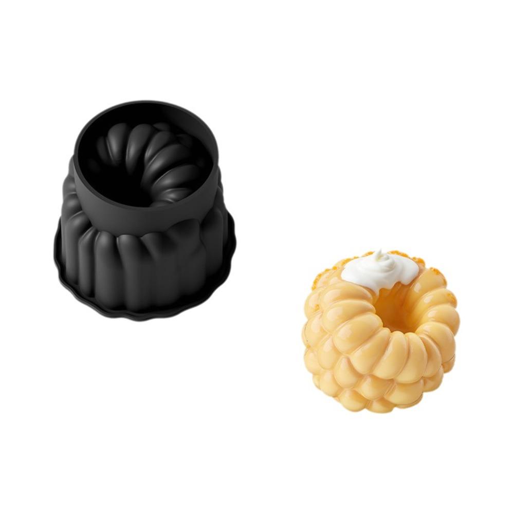 4 Inch Chocolate Mold Nonstick Ice Cream Mold Decorative Dessert Templates  Kitchen чёрный