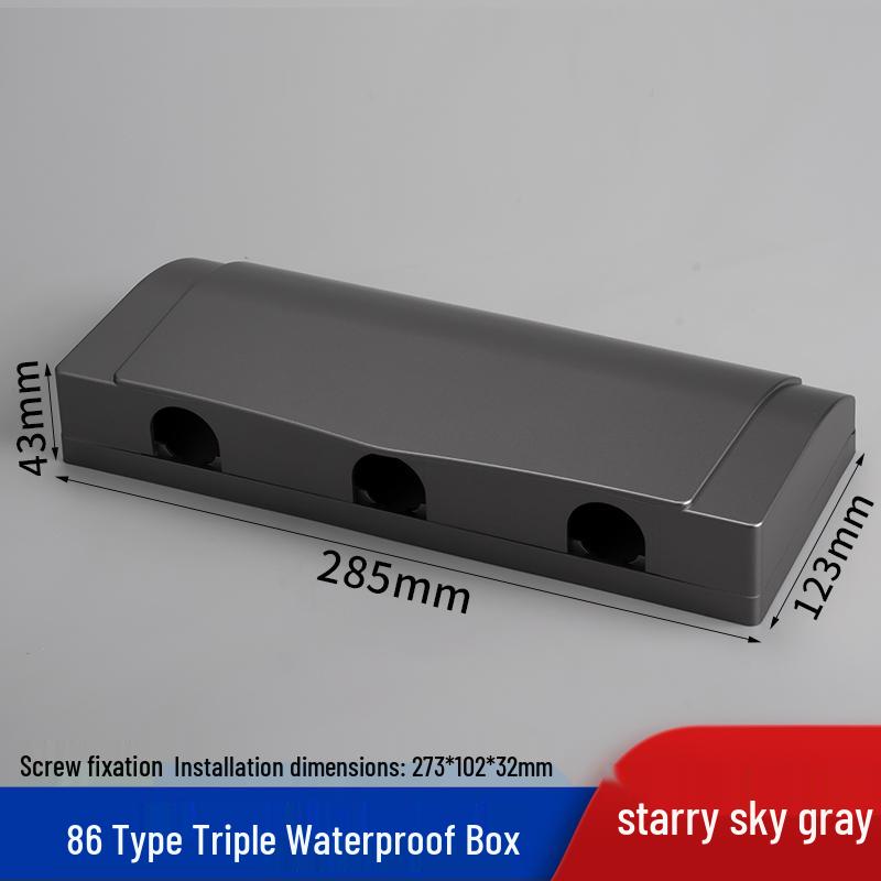 Outdoor Recessed Weatherproof Socket Cover with Screw Installation