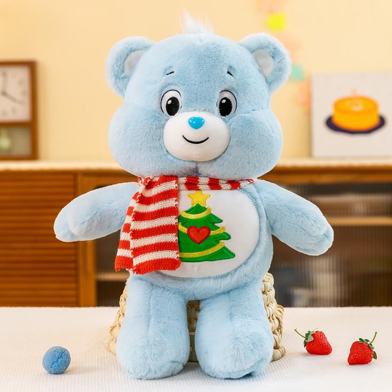 Tree Rainbow Christmas Carebears Plush Toy Stuffed Doll Decoration Gift Kids