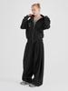La Maison Studio Eyelet Seven Hoodie Zip-Up Black(Fcg1Zp696M)