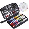 Complete Sewing Kit with Threads Needles Scissors Tape Measure Buttons Portable Travel DIY Embroidery Handwork Sewing Tool Set