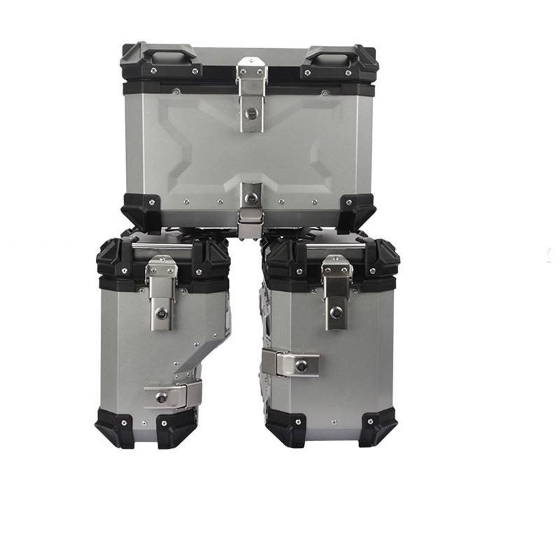 Quick-Release Waterproof Motorcycle Aluminum Tail & Side Boxes (28L-100L)