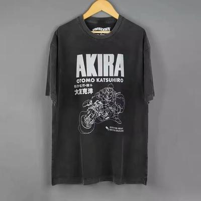 AKIRA Anime Graphic Short Sleeve Black Shirt Unisex Men Women S-5XL Unisex T-Shirt