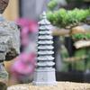Multifunctional Gardening Sandstone Pagoda Pagoda Garden Miniature Sculpture  Aquarium Hiding Cave
