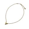 LOUIS VUITTON M61083 Gold Plated Essential V Necklace gold Gold Plated Used