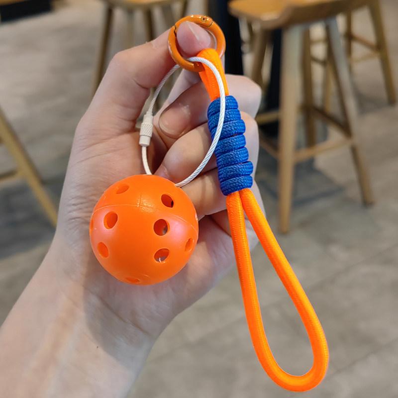 Cultural Creative Pickleball Keychain Ornament - Mini Pendant New Year Gift