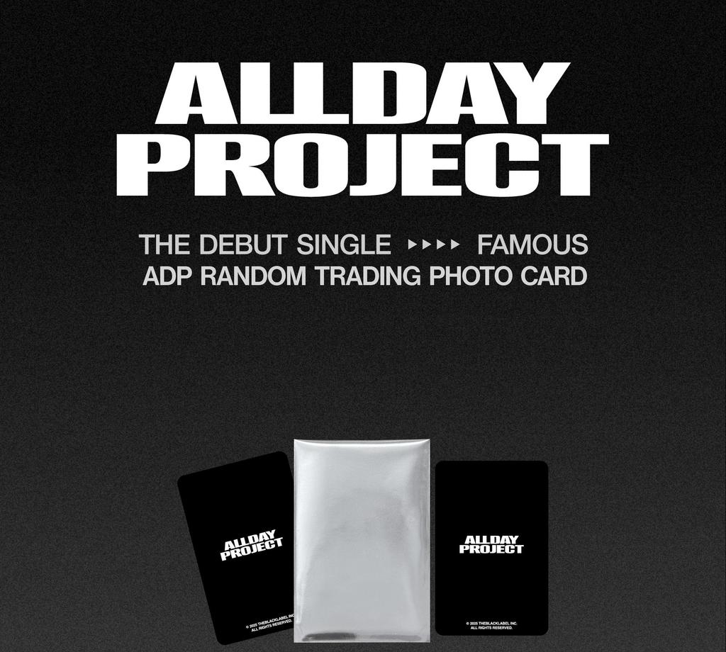ALLDAY PROJECT [FAMOUS] OFFICIAL MERCH (Random Trading Card / Ball Cap / T-Shirt)