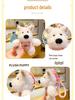 Charming West Highland Terrier Plush Keychain - Cute Puppy Pendant Bag Charm Gift