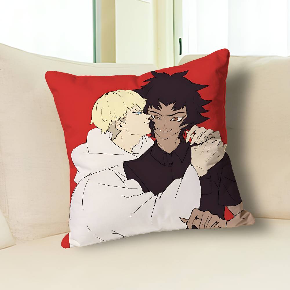 D-DEVILMAN C-Crybaby RyoAkira Print Pillow Case Aesthetic Bedroom Decor 30x30 40x40 45x45 50x50 60x60 65x65cm