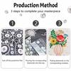 Beautiful Framed Pearl Painting Kit Colorful Flower Vase Design DIY 3D Bead Art Canvas Creative Wall Decor Gift for Adults