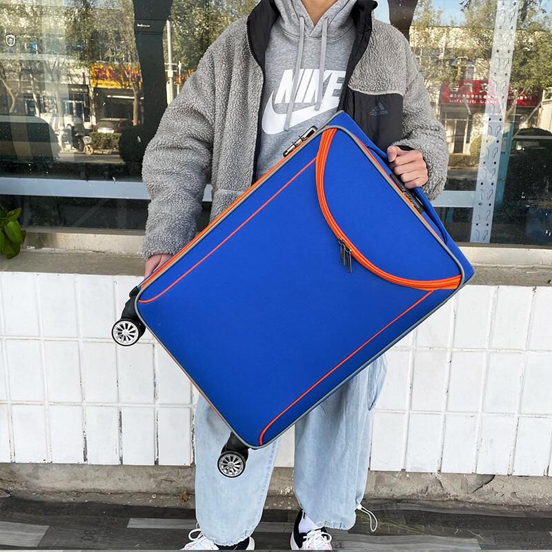 Durable Oxford Cloth Travel Suitcase with Universal Wheels