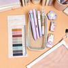9 Stück/Set 9-in-1 Schreibwaren-Set Kunststoff-Gelkugelschreiber Langlebig Mehrfarbiger Stift Zurück zur Schule Geschenke