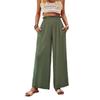 Diyun 2024 Women's Solid Color Loose Wide-Leg Trousers - Spring/Summer Collection