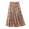 Summer 2025 Plus Size Casual Loose Printed Skirt