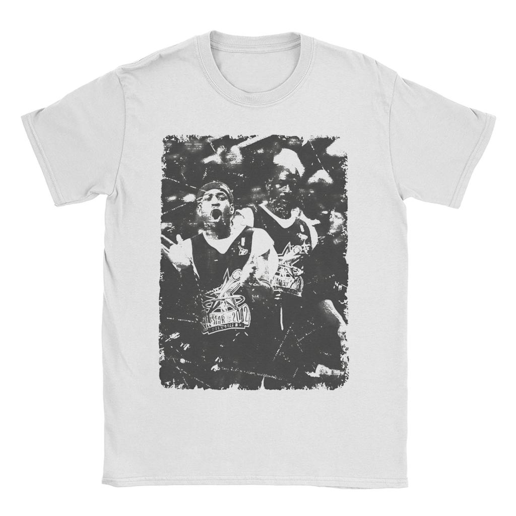 Allen Iverson Minimalist Design T Shirts Unisex Women Pure Cotton Hipster TShirts Crewneck Tee Shirt Short Sleeve Tops Plus Size
