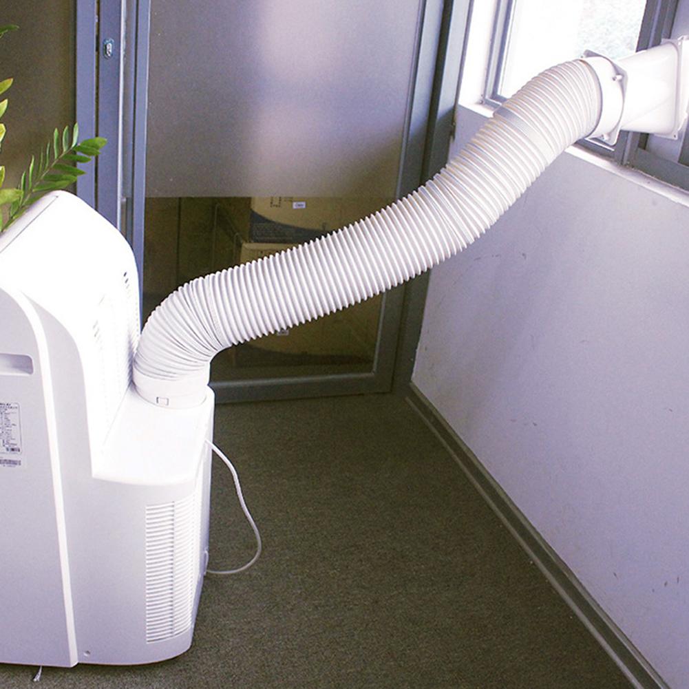 1pc 150CM/200CM Duct Extension Pipe Flexible Air Conditioner Exhaust Pipe Vent Hose Duct Outlet Exhaust Hose Accessories
