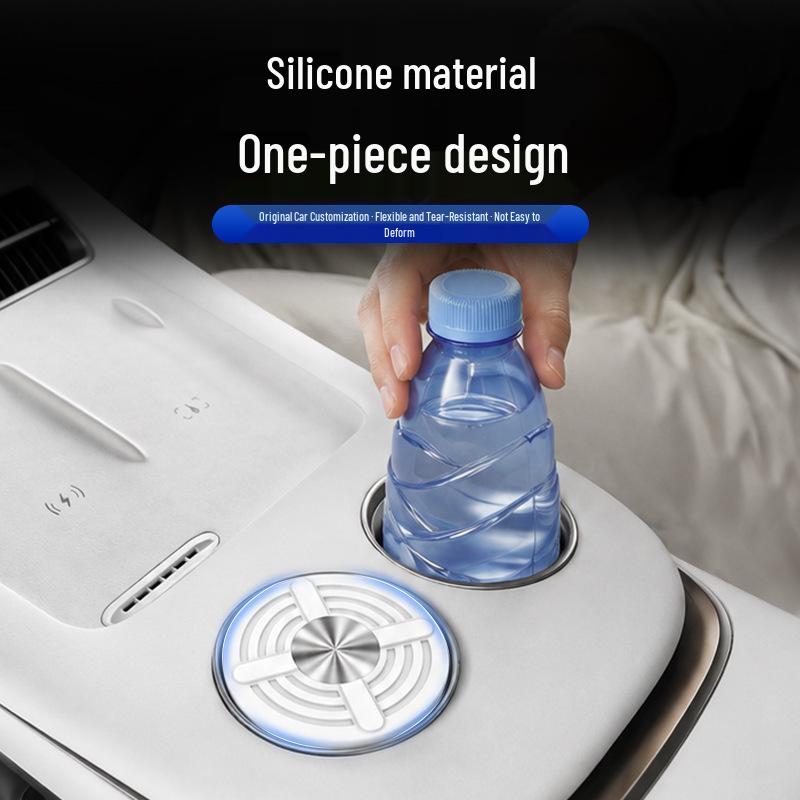 Nissan NX8 Center Console Silicone Anti-slip Coaster Pad: Waterproof & Wear-resistant Interior Protection