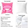 Cartoon G-gloomy Bear Cushion Cover Pattern Printed Pillowcase for Living Room Sofa Cushion Cover & Bedroom Decor