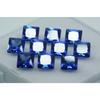 Blue Sapphire Square Cut 10 PCS 7x5 mm Natural CERTIFIED Loose Gemstone Lot MULTTIQ134