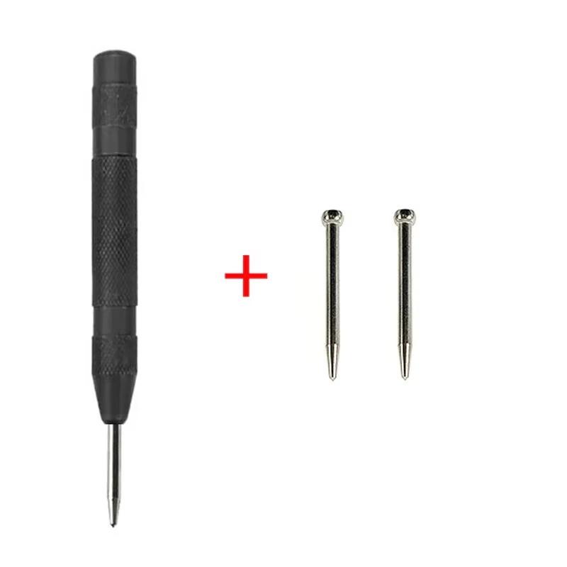 Automatic Center Punch Non-Slip Metal Punch Woodworking Tool Hand Tool For Wood Metal Steel Aluminum