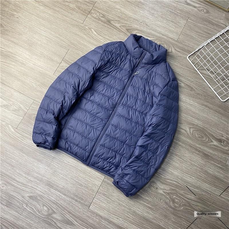 Men's Autumn/Winter Stand Collar Windproof Waterproof Down Jacket - 90% White Velvet