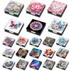 Girl Leather Gem Painting Memo Pad Holder Mosaic Kit Diamond Art Note Box with 160 Sheets of Paper for Adults Beginners