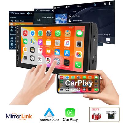 F133 7 Inç CarPlay Android-Oto HD Autoradio Multimedya MP5 Çalar Dokunmatik Ekran Autoradio Stereo FM Alıcı Mirrorlink Araba Radyo
