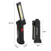 COB LED Work Light Dimmable USB Rechargeable LED Flashlight Inspection Lamp With Magnet&Hook 14500/18650 Battery Torch Light
