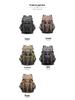 Retro European & American Canvas Travel Backpack - Large Capacity & Convenient for Mountaineering