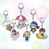 6Cm Acrylic Keychain for Frieren Beyond Journey's End Frieren Heiter Eisen Fern Summer Fun Style Peripheral Bag Charm Gift