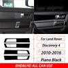 For Land Rover Discovery 4 2010-2016 Carbon Fiber Car Interior Accessories Multimedia Panel Engine Button Cover Trim Sticker