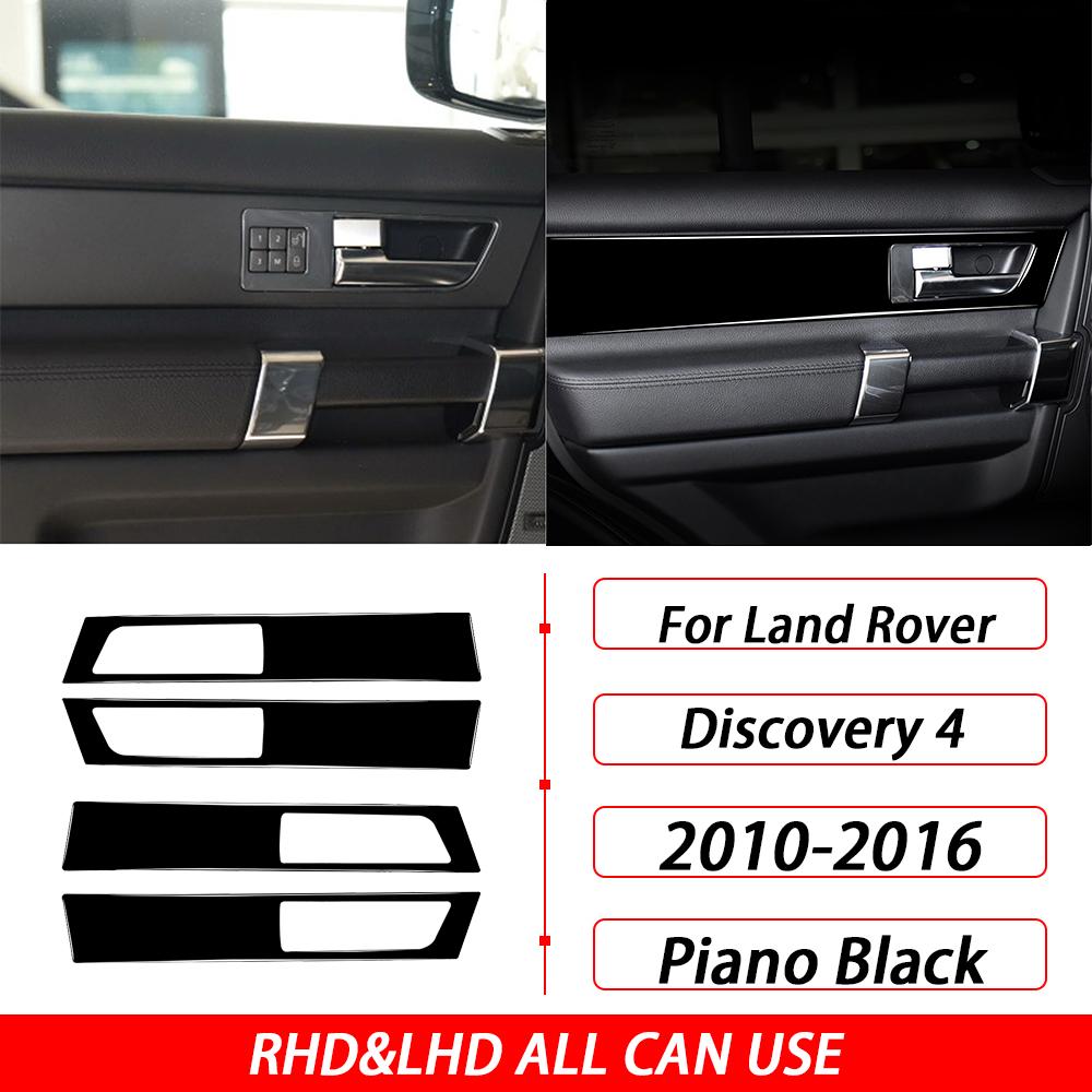 For Land Rover Discovery 4 2010-2016 Carbon Fiber Car Interior Accessories Multimedia Panel Engine Button Cover Trim Sticker